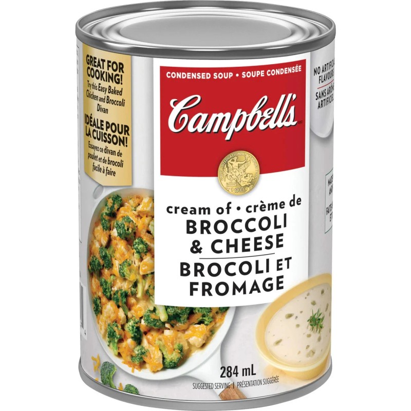 Campbell's Broccoli Cheese Soup, 284ml/9.6oz. Can