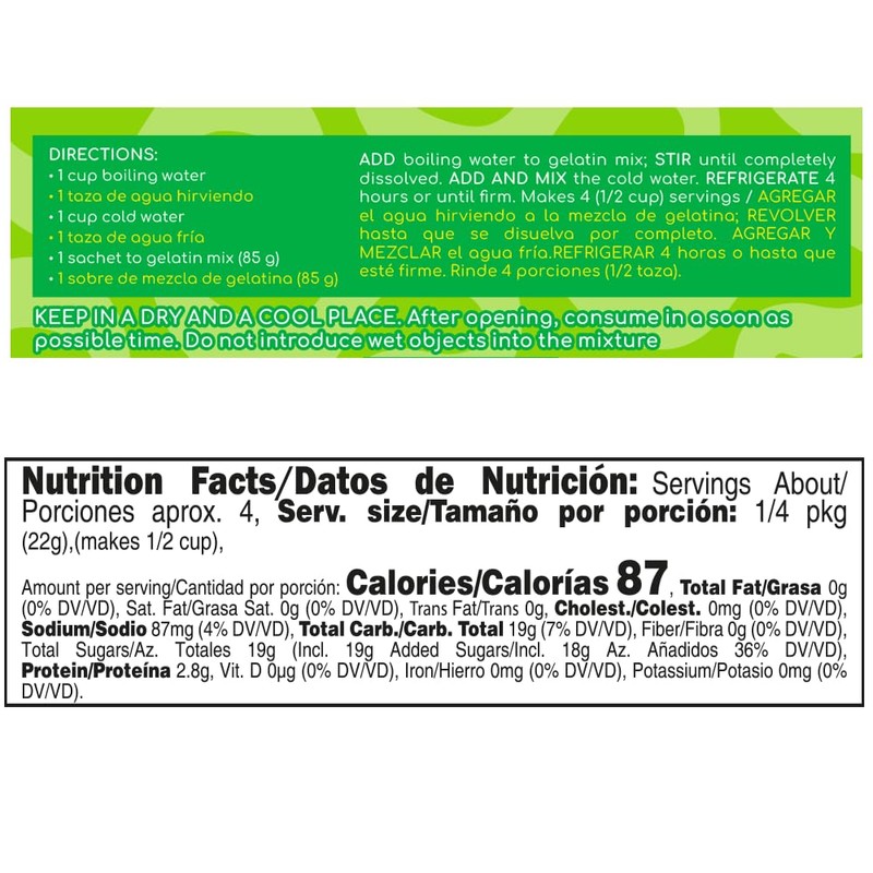 Festy Lemon Gelatin Dessert Mix, 3 oz