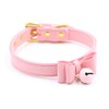 Succuba Pink Bell Choker Collar Necklace Lolita Bow Collar Cat