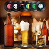 6Pcs Vinyl Record Cup Mat Retro Vinyl Drink Coasters,Record Coasters