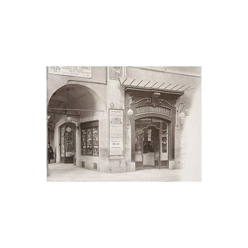 Caffe' Molinari Caffe Espresso Ricco Argento Espresso Coffee Beans 1Kg.