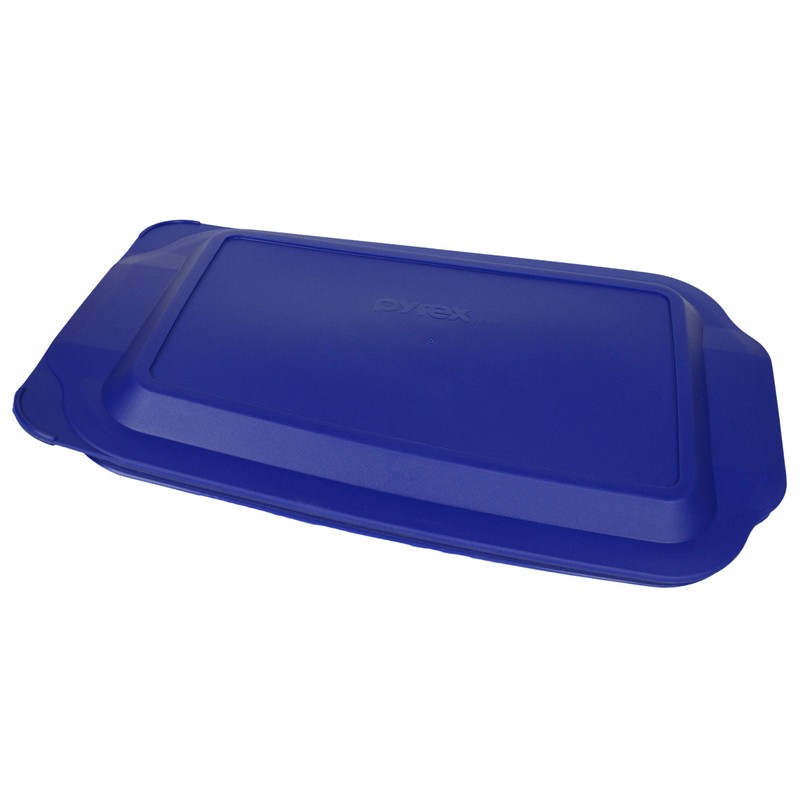 Pyrex 233 3qt Glass Baking Dish with 233-PC 3qt Blue