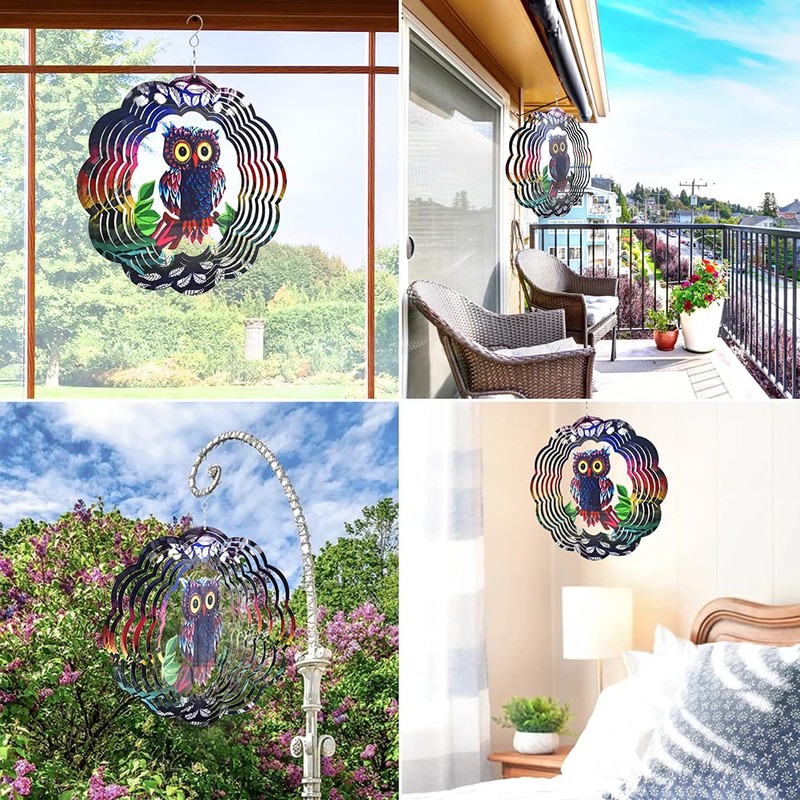 Wind Spinners for Garden Hanging Large Metal Wind Chimes Outdoor