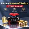 Car Battery Disconnect Switch for Vehicle Storage – Rotating Battery