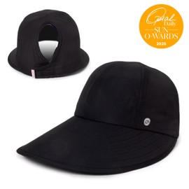 Ponyflo Sunblocker Wide Brim Hat-Black Oprah Daily