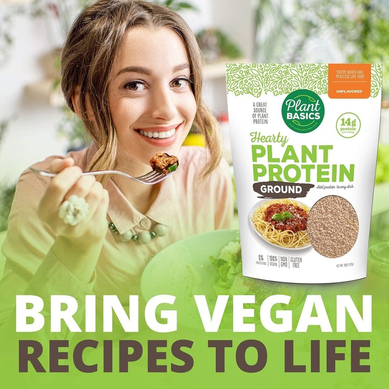 Plant Basics - Hearty Plant Protein - Unflavored Ground, 1