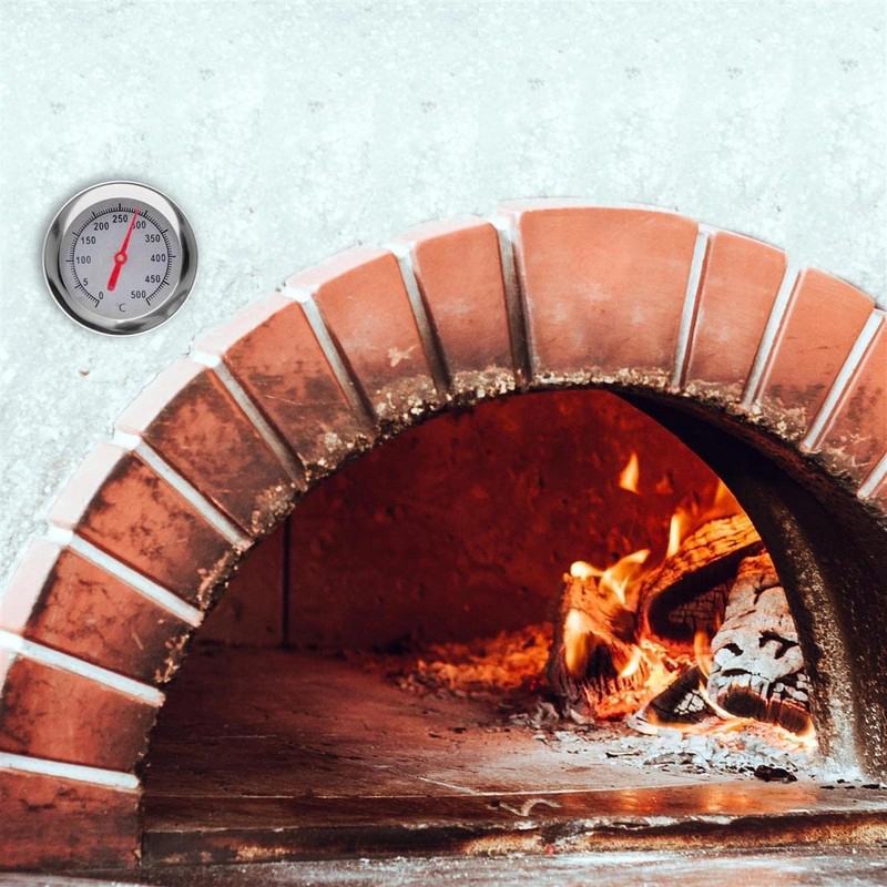500°C Oven Holzbackofen Oven and Grill Thermometer Analogue / Bimetal