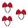 Mikinona 3pcs Cute Sequin Hair Band Adjustable Headband for Baby