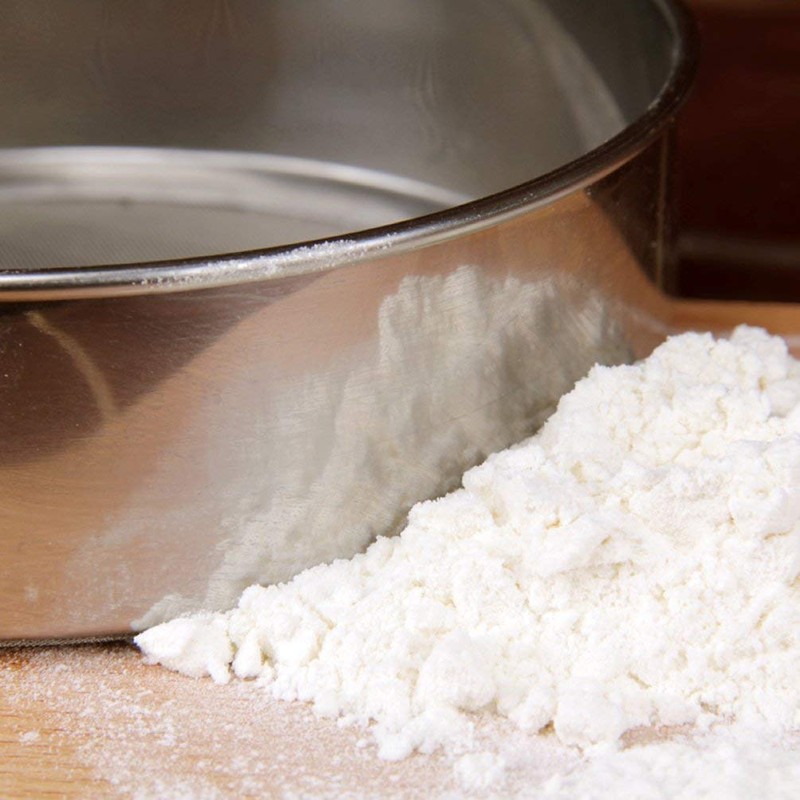LOVEDAY 6 Inch Stainless Steel Round Flour Sieve with 40