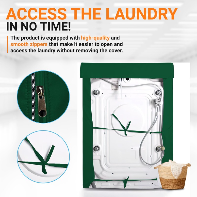 BlueStars Washing Machine Cover For Top-load - Premium Outdoor Protection