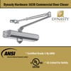 Dynasty Door Closer Adjustable Spring Size 3-6 Hydraulic Automatic Door