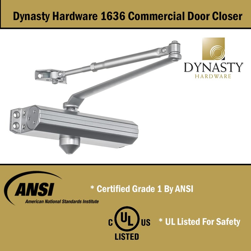 Dynasty Door Closer Adjustable Spring Size 3-6 Hydraulic Automatic Door