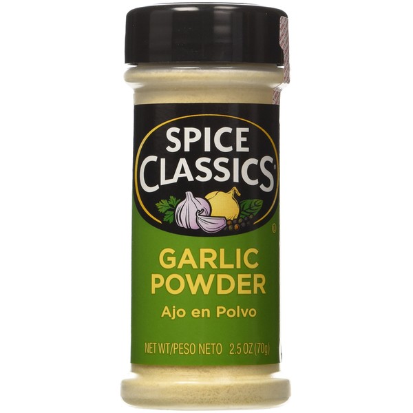 Spice Classics Garlic Powder, 2.5 oz (Pack of 12)