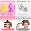 41 Pcs Jumbo Hair Curlers Rollers with Clips Big Hair