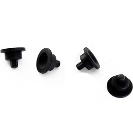 4pk-815689 Grate Rubber Feet for Wolf CT Gas Cooktop GR Series Gas Range Burner Gra Suitable for dual fuel,sealed burner stoves (4)