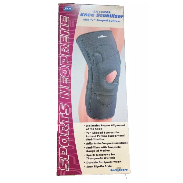FLA Lateral Knee Stabilizer "J" Shaped Buttress -Choose Your Size