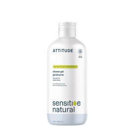 ATTITUDE Sensitive Skin, Hypoallergenic Body Wash, Fragrance-free, 16 Fl. Oz. (Packaging May Vary)