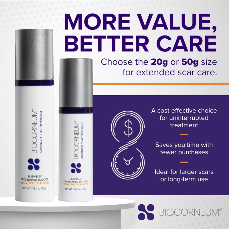Biocorneum Advanced Scar Treatment – Silicone Scar Gel with Silishield®