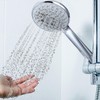 High Pressure 6-mode Handheld Shower Head, Anti-clog Nozzles with Stainless