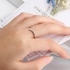 CCBFY Stainless Steel V Shaped Wedding Band Engagement Promise Ring