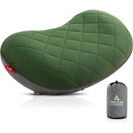 Almohada inflable de camping Hikenture - Compacta, cómoda y ajustable para mochileros