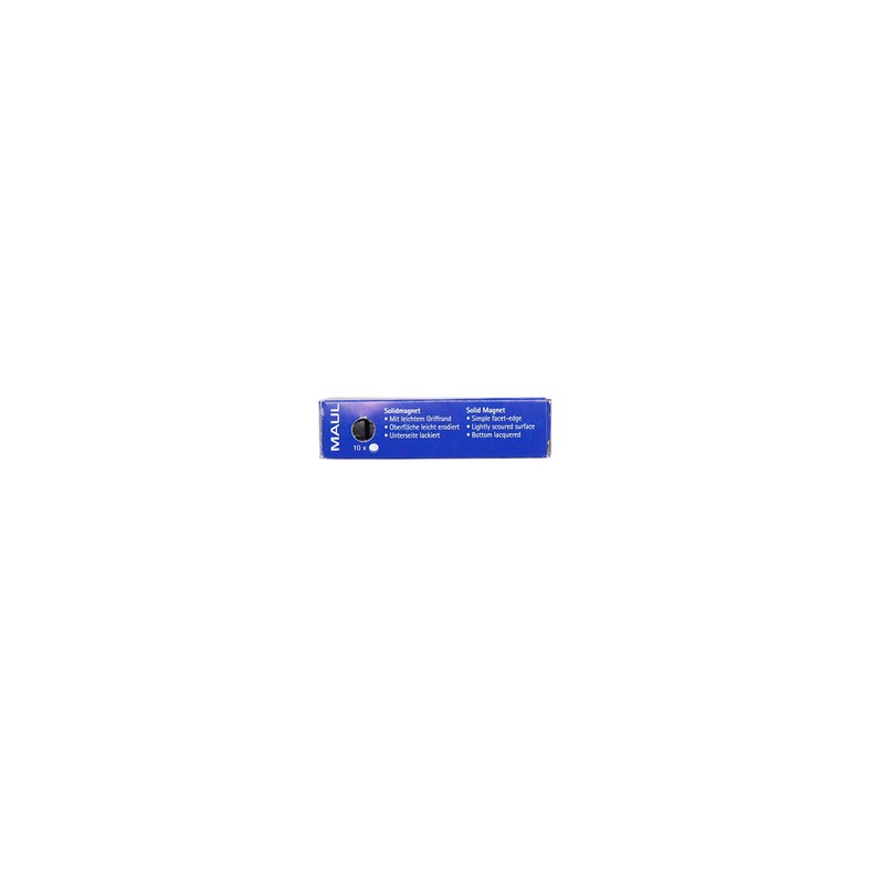 Maul 6162090 Holding Magnet Solid, max. load: 0.3 kg, Black