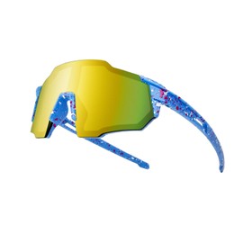 TTOAOKE Kids Sunglasses Youth Baseball Glasses for Sports & Cycling Lightweight Anti-Glare Softball Goggles for Boys & Girls (BF012)