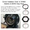Sporthfish Thrust Washer Snap Ring Kit Compatible with Ford Super