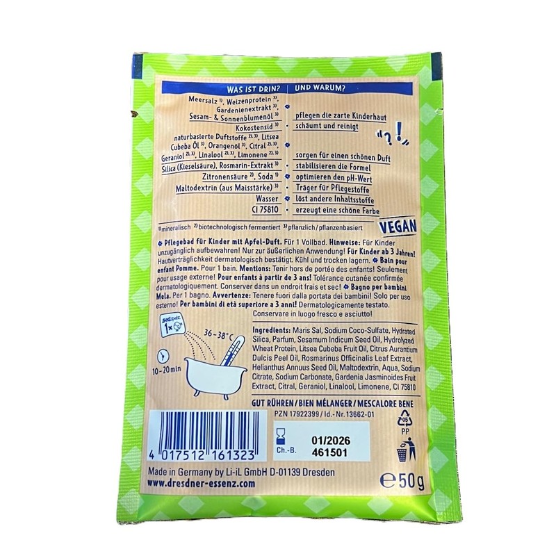 Dresdner Essenz Dreckspatz Care Bath "Wer bist denn du Apfel"