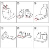 MAGQOO Universal PU Leather Car Seat Cover Full Set 5-Seat