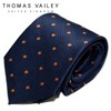 Thomas Bailey Fashion Tie - Marigold Navy 8cm