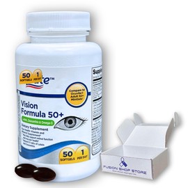 Vision Formula 50+ Softgels for Eye Health- 50 Ct (Pack of 1), Boxed by Fusion Shop Store