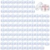 Frascos de Plastico con Tapa 100pcs Envases para Viaje, Mini