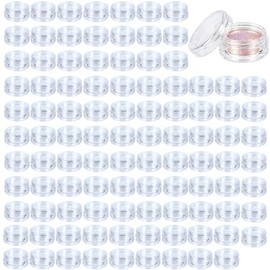 Frascos de Plastico con Tapa 100pcs Envases para Viaje, Mini 5g