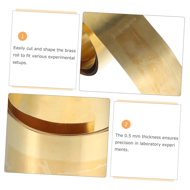 ABOOFAN Brass Foil Sheet Roll Copper Plate for DIY Crafts