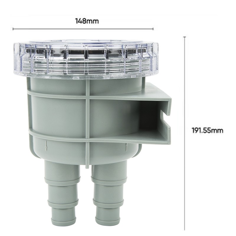 Sea Water Filter Transparent Shell Powerful Filter Strong Power for