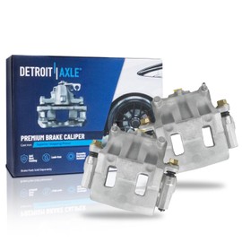 Detroit Axle - 2pc Front Brake Calipers for FWD 2007 2008 2009 Ford Edge Disc Brake Calipers w/Brackets Replacement Assembly