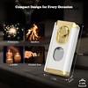 5-in-1 Torch Lighter with Triple Jet Flame, Straight Tool, Holder,
