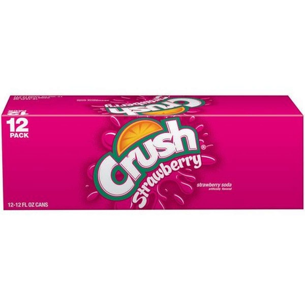Crush Strawberry Soda, 12oz (pack of 12)