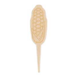 RSVP International Corn On The Cob Holders/Appetizer Picks Set Protect Hands from Heat & Mess, Disposable, 50-Count, Bamboo