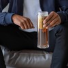 EVER VESSEL Glass Multi Tea Infuser Bottle 14oz - Double