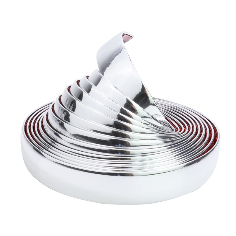 SBWLKJ 16FT Automotive Chrome Trim Molding 1"(25mm) Heavy Duty Chrome