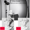 YUOCU 3.3x5ft/1x1.5m Chromakey Backdrop, 2-in-1 Blue Screen and Grey Screen,