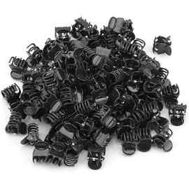 Yosoo Clips de fijación de Plantas, 100 Unids Plásticos Mini Tallos Soporte Clip Flor Herramientas de Jardín Clips de Tallo Crecen Orquídeas Verticales