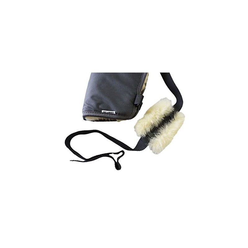 MILABERT Genuine Medical Sheepskin Elbow Protector | Wool Elbow Protector