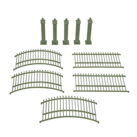 Department 56 Dickens Village Accessories Zoological Gardens Miniature Fencing Figurine Set, 2 Inches, Green