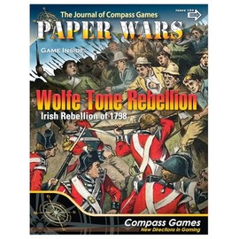 Compass Games Paper Wars Magazine Issue 104, Wolfe Tone Rebellion Irish Rebellion of 1798 Board Game, for Adults 18+