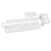 SPARES2GO Door Plastic Mounting Bracket Fixing Slide Kit Compatible with