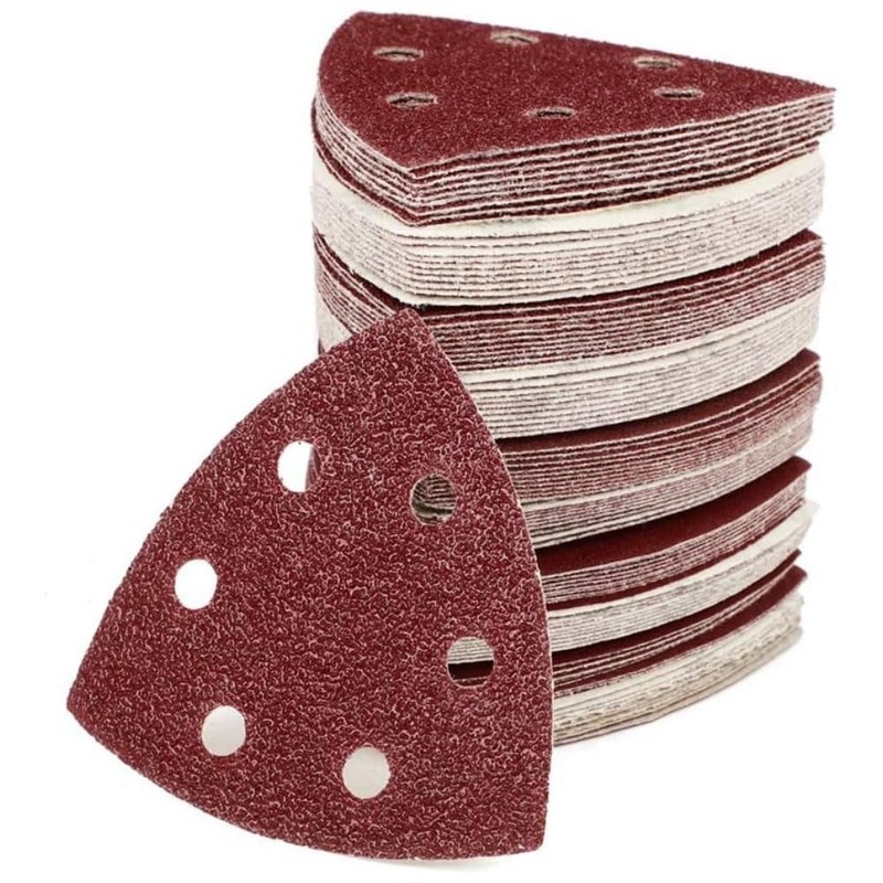 Triangle Sanding Pads, 160 Pcs 93 mm Detail Sander Pads