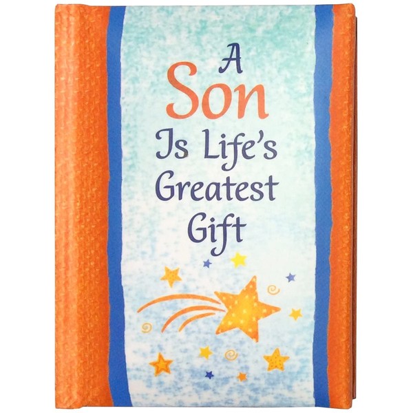 Blue Mountain Arts Little Keepsake Book"A Son Is Life's Greatest Gift" 4 x 3 in. Sentimental Pocket-Sized Gift Book from Mom or Dad for Birthday, Graduation, Christmas, or Just to Say “I Love You”